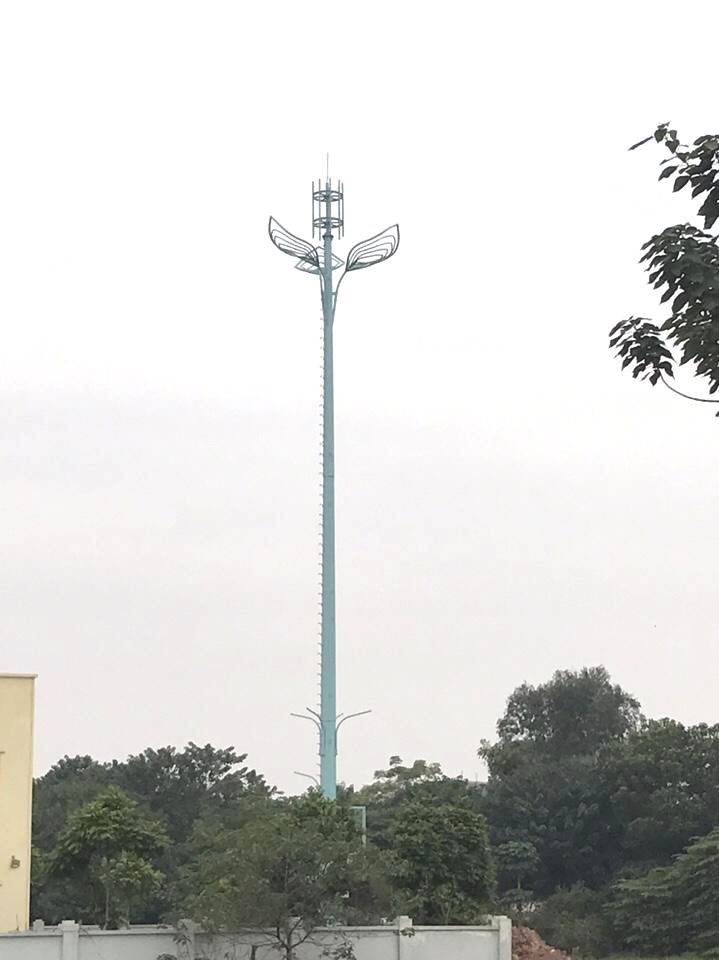 Cột Anten Monopole  cột cho các trạm BTS  3CElectric sản xuất